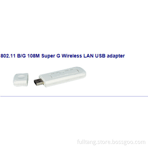 802.11 B/G 108m Super G Wireless LAN USB Adapter
